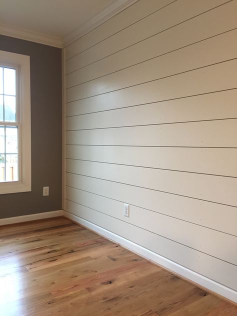 Horizontal Plank Walls, Shiplap Bench Wall, Cream Shiplap Wall, Tan Shiplap Walls, Light Grey Shiplap Wall, Beige Shiplap Wall, Colored Shiplap Wall, Shiplap Wall Color Ideas, Grey Shiplap Wall