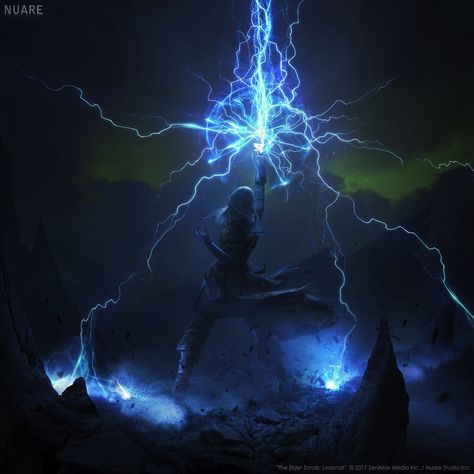 Elder Scrolls Legends, Lightning Powers, Elemental Magic, Super Powers Art, Magic Aesthetic, The Elder Scrolls, Fantasy Concept Art, Fantasy Aesthetic, 판타지 아트