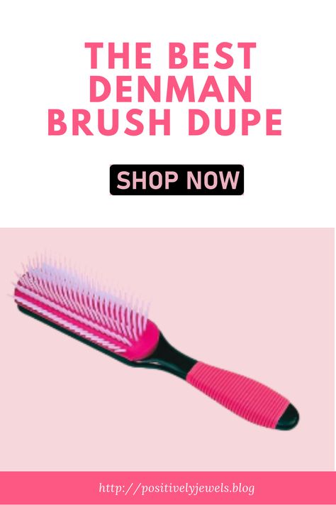 "Discover the ultimate detangling solution with this fantastic Denman Brush dupe. Perfect for wet or dry hair, it effortlessly tackles tangles in curly, coily, and wavy hair types. The best part? It's all yours for under $5! Whether you're refreshing your curls or detangling after a wash, this budget-friendly brush is a game-changer. #DetanglingBrush #DenmanBrushDupe #HairCare #CurlyHair #CoilyHair #WavyHair #HairReview #Ad Wavy Hair Types, Denman Brush, Diy Haircare, Personal Care Routine, Detangling Hair, Detangling Brush, Coily Hair, Hair Detangler, Dry Hair