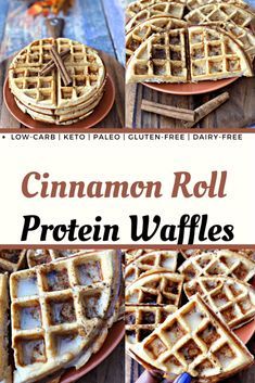 Kodiak Carb Conscious Recipes, Dairy Free Low Carb Recipes, Waffles Cinnamon, Healthy Cinnamon Rolls, Keto Waffles, Cinnamon Roll Waffles, Keto Breakfasts, Dairy Free Low Carb, Waffle Maker Recipes