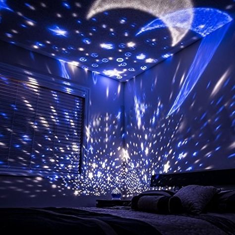 Sleep comfortably under the stars with this night light. | 21 Ways To Make Your City Home Feel More Outdoorsy Star Projector Lamp, Ceiling Projector, Starry Night Light, Star Master, Usb Lamp, Star Night Light, Baby Night Light, Night Light Projector, Star Lamp