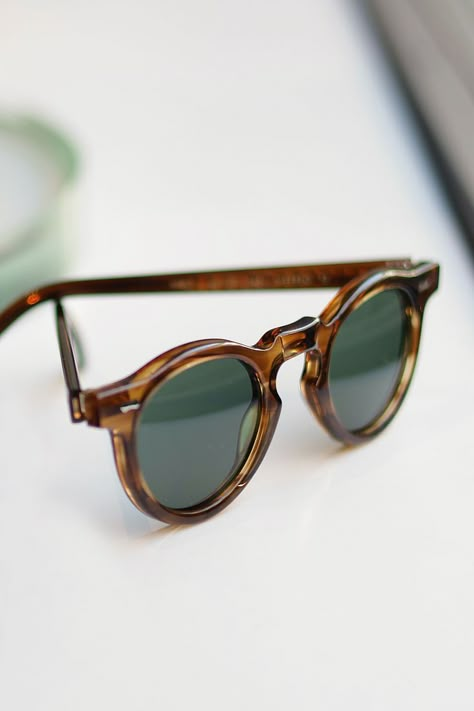 Welt Earth Bio Sunglasses, round brown frame with bottle green lenses Vintage Men Sunglasses, Men Sunglasses, Sunglasses Mens, Men’s Sunglasses, Men’s Fashion Sunglasses, Sunglasses Men, 60s Sunglasses Men, Brown Sunglasses Men, Round Sunglasses Men