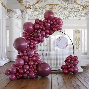 Kozee Maroon Balloons different sizes 105 PACK 18+10+5 inch Burgundy balloon Garland kit For Wedding Birthday anniversary 2024 graduation decorations Burgundy Balloon Garland, 2024 Graduation, Graduation Decorations, Balloon Garland, Graduation Party, Birthday Anniversary, Balloons, Birthday, 10 Things