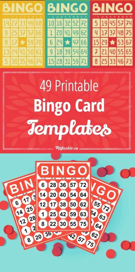 49 Printable Bingo Card Templates-jpg Printable Bingo Cards, Free Printable Bingo Cards, Bingo Card Template, Birthday Games For Adults, Free Bingo Cards, Bingo Party, Bingo Night, Bingo Template, Games For Adults