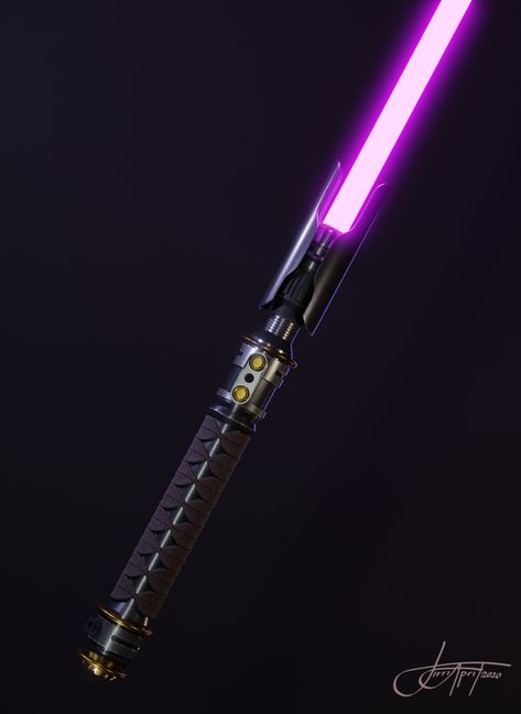 Lightsaber Concept Design, Lightsaber Hilt Design, Lightsaber Design Ideas, Purple Lightsaber, Custom Lightsaber, Lightsaber Design, Sabre Laser, Lightsaber Hilt, Jedi Sith