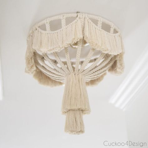 Macrame - Cuckoo4Design Macrame Light, Diy Cat Bed, Tassels Tutorials, Macrame Chandelier, Modern Macrame Wall Hanging, Yarn Hanging, Hanging Macrame, Modern Macrame, Macrame Projects