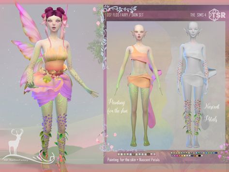 Sims 4 Cc Water Nymph, Fairy Sims 4 Cc, Queen Oc, Sims Costume, Sims 4 Challenges, Cc Sims4, Sims 4 Anime, Fairy Outfit, Sims 4 Cc Skin