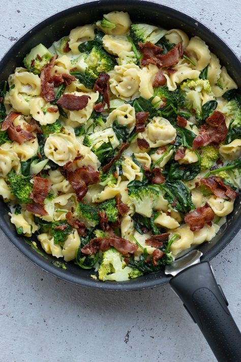 Healthy Family Dinners, Work Meals, Easy Healthy Meal Prep, Dinner Inspiration, Greens Recipe, Daily Meals, Tortellini, Food Inspo, Healthy Meal Prep