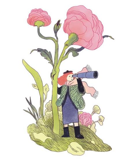 thomke meyer illustration on Instagram: "I'm curious what the new year will bring.💫 Für @anderezeiten_ev no.01/23 #illustration #editorialillustration #flowerillustration #explorer #characterillustration #illustrationartists" Character Development Illustration, Sequential Art, New Year Art, Hamburg Germany, Illustration Character Design, Illustration Artists, Editorial Illustration, Flower Illustration, Art Journal Inspiration