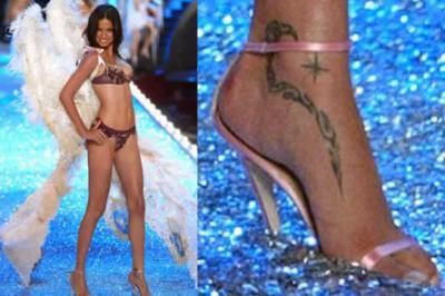 tattoo #adrianalima Adriana Lima Tattoo, Tattoo Website Design, Female Celebrity Tattoos, Chopper Tattoo, Celebrity Tattoos Women, Tattoo Website, Wrap Around Tattoo, Tattoo Pictures, Isnt She Lovely