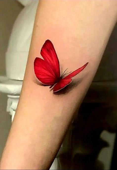 Butterfly On Scar Tattoo, Dainty Butterfly Tattoos For Women, 3 D Butterfly Tattoo, Butterfly Neck Tattoos Women, Pacemaker Tattoo, Red Color Tattoo, Classy Tattoos For Women Elegant, Clavical Tattoos Women, Butterfly Effect Tattoo