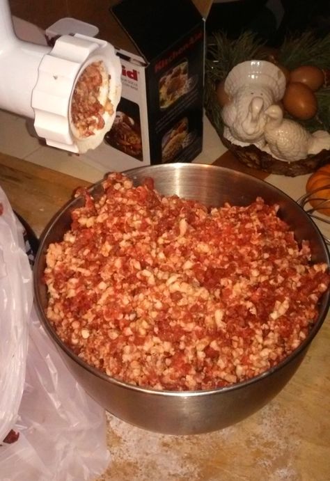 Ground Venison, Deer Meat, Macaroni And Cheese, Bacon, Deer, Meat, Canning, Ethnic Recipes, Macaroni Cheese