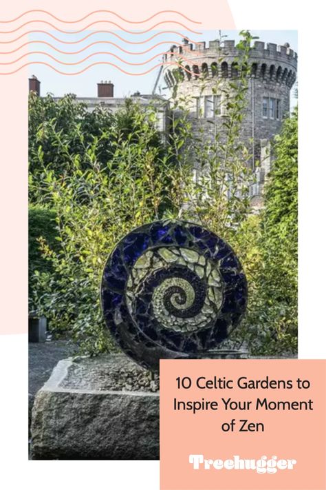 Here are our favorite Celtic gardens. Isle Of Iona, Singapore Garden, Sacred Garden, Irish Countryside, Sunken Garden, Book Of Kells, Standing Stone, Forest Path, Ancient Designs