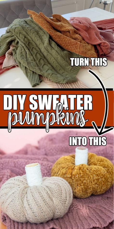 The cutest sweater pumpkin craft that's perfect for a fall craft night! Quick Fall Crafts For Adults, Fall Craft Adult, Fall Crafts Adults, Yarn Crafts For Adults, Fall Craft Night, Kid Holiday Games, Disney Party Games, Pumpkins Spice, Crafts Adults