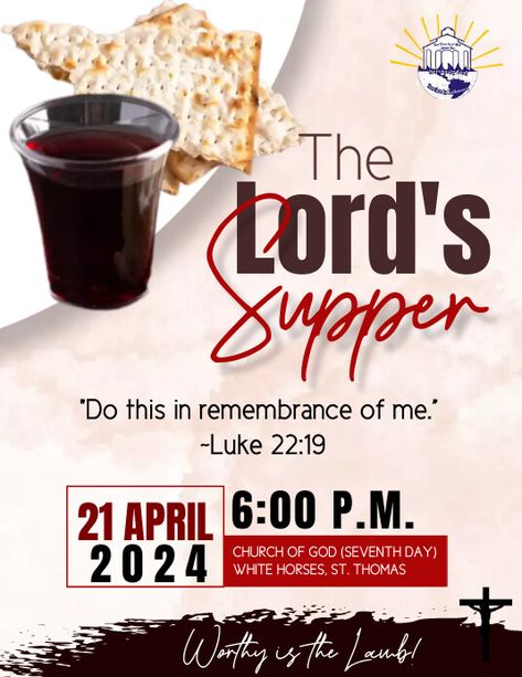 Lords Supper Lord Supper, Lords Supper, In Remembrance Of Me, Photo Background Images, White Horses, Last Supper, Flyer Design, Background Images, Design