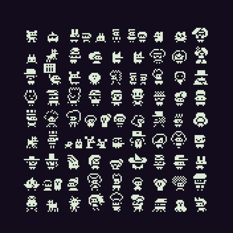 Art Characters Design, 1 Bit Pixel Art, Ux Design Principles, Character Background, 8 Bit Art, Pixel Characters, Pixel Art Tutorial, Tiny Cross Stitch, 2d Game Art