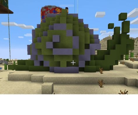 Snail Minecraft, Minecraft Snail, Cute Snail, Minecraft Cottage, Minecraft Inspo, Minecraft Building, Minecraft Projects, Minecraft Creations, Willis Tower