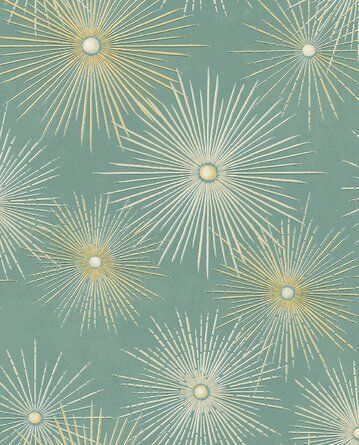 Temporary Wallpaper Bedroom, Starburst Wallpaper, Blue And Gold Wallpaper, Discount Wallpaper, Wallpaper Retro, Contemporary Color Palette, New Architecture, Drops Patterns, Wallpaper Abstract