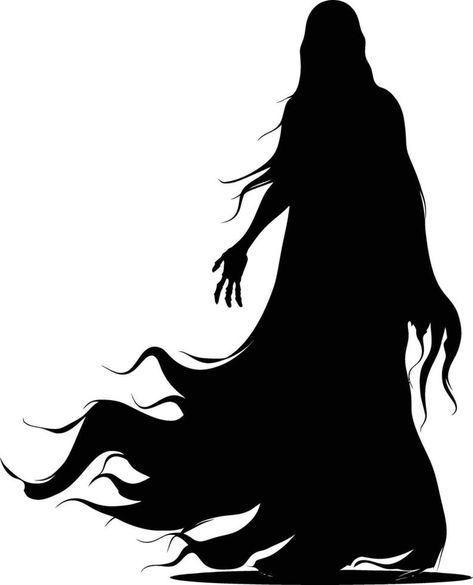 Scary Halloween Silhouettes, Creepy Silhouette, Vampire Silhouette, Horror Silhouette, Spooky Silhouettes, Shadow Person, Bride Silhouette, Shadow Monster, Female Monster