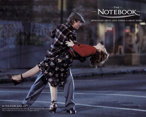 dancing Allie And Noah, The Notebook 2004, Billy Holiday, Dancing In The Street, I Love Cinema, Nicholas Sparks, Rachel Mcadams, The Notebook, Romantic Movies