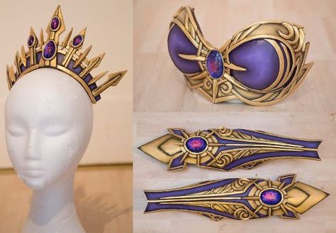 Nightmare Moon Armor costume craft foam headpiece tutorial - Google Search Kamui Cosplay, Foam Armor, Costume Armour, Cosplay Armor, Cosplay Tutorial, Cosplay Diy, Cosplay Tips, Fantasy Costumes, Cosplay Props