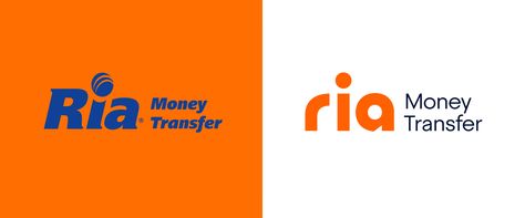 Spotted: New Logo for Ria Money Transfer Money Transfer Logo, Gomez Palacio, Strong Typography, Graphic Eyes, Logo Samples, Graphic Design Images, Typography Branding, Logo And Identity, Money Transfer