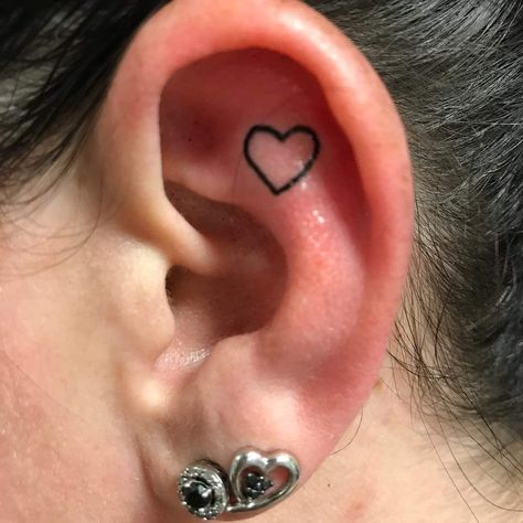 Tiny Heart Tattoo, A Heart Tattoo, Grey Ink Tattoos, Symbols Of Strength Tattoos, Instagram Application, Pretty Flower Tattoos, Tiny Heart Tattoos, Small Heart Tattoos