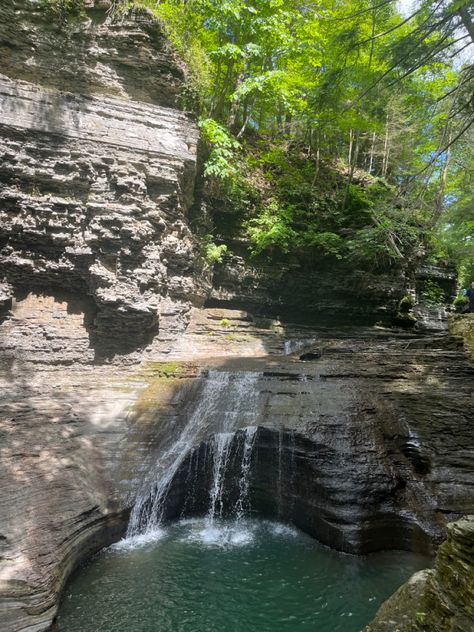 Buttermilk Falls, Summer Energy, Watering Hole, Beautiful Scenery Pictures, Scenery Pictures, Background Check, Aesthetic Painting, Moving Out, Beautiful Scenery