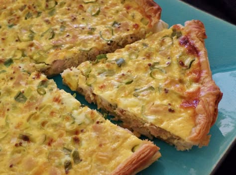 Tuna and Sweetcorn Quiche – Recipe Adaptors Corn Quiche Recipe, Tuna And Sweetcorn, Tuna Quiche, Murgh Makhani, Quiche Recipes Easy, Flan Recipe, Corn Cakes, Quiche Recipe, Crustless Quiche