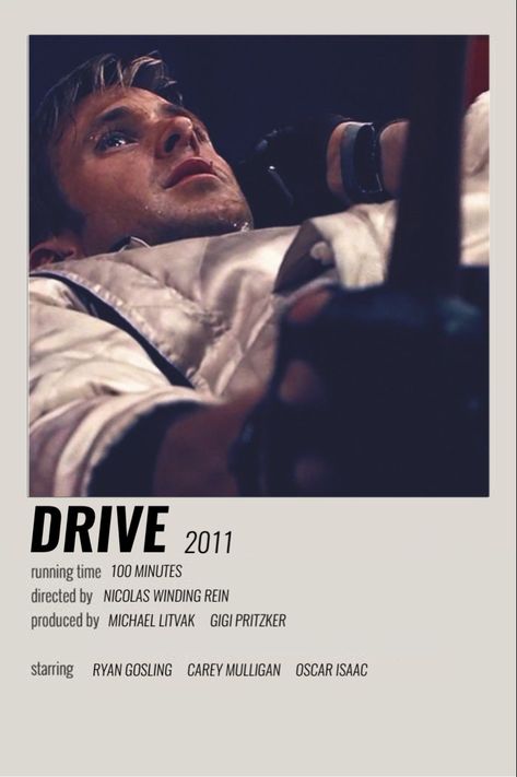 Drive Minimalist Poster, Drive 2011, Drive Poster, Polaroid Posters, Film Posters Minimalist, Polaroid Poster, Carey Mulligan, Oscar Isaac, Cinematic Photography