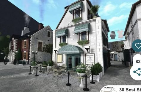 Bloxburg San Francisco House, Bloxburg Town Layout Large Plot Ideas, Bloxburg Village, Bloxburg Images, Bloxburg Realistic, Bloxburg Christmas, Italy Villages, Bloxburg Cottage, Bloxburg City