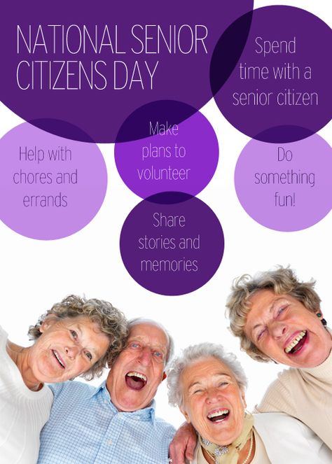 Senior Citizens Day Ideas, National Senior Citizen Day Ideas, Senior Citizens Day, Graceful Aging, Senior Things, Caregiver Quotes, Senior Day, Wacky Holidays, Elderly Activities