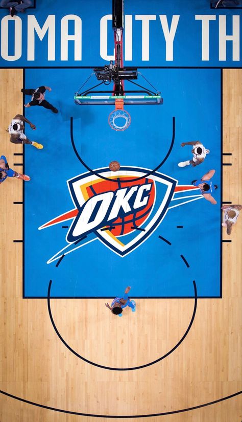 Oklahoma City Thunder Wallpapers, Okc Thunder Wallpapers, Okc Wallpaper, Oklahoma City Thunder Logo, Fantastic Wallpapers, Basketball Background, Thunder Basketball, Basketball Style, Okc Thunder