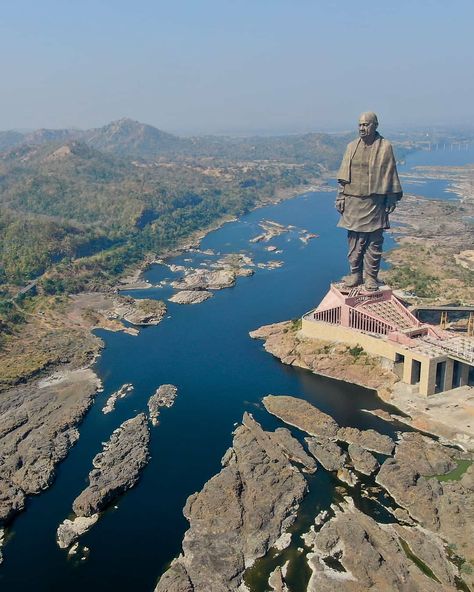 The #StatueOfUnity is a colossal statue of Indian statesman and independence activist Vallabhbhai Patel (18751950) who was the first Deputy Prime Minister and Home minister of independent India and adherent of Mahatma Gandhi during the non-violent Indian Independence movement. Patel was highly respected for his leadership in uniting 562 princely states of India with a major part of the former British Raj to form the single Union of India. The statue is located in the state of #Gujarat India. It Unity Photography, Statue Of Unity, India Independence, States Of India, United We Stand, Medical Tourism, Indian Photography, Dream Travel Destinations, Beautiful Places Nature