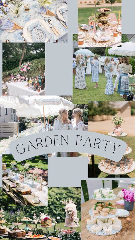 Garden Party Bachelorette inspirations- Midwest Bachelorette Asbury Park Bachelorette Party, Bridal Shower At Park Party Ideas, Outside Garden Party Ideas, Bridal Party Garden Theme, Hens Garden Party, Yea Party Bachelorette, Garden Party Bachelorette Ideas, Tea Themed Bachelorette Party, Wedding Shower Garden Theme