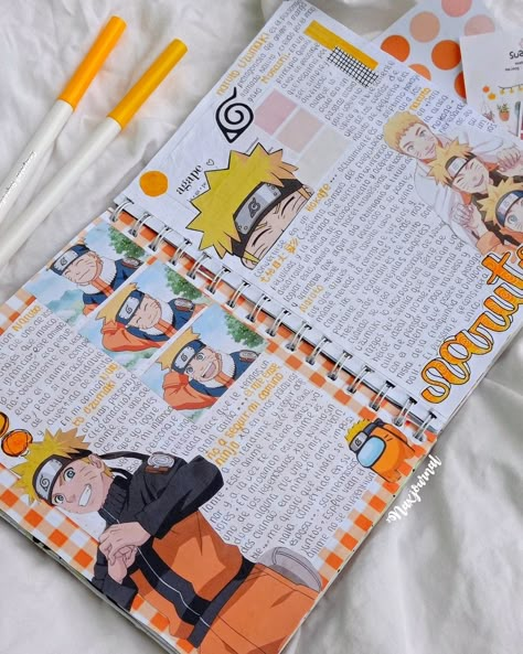 Manga Journal, Anime Journal, Naruto Sketch, Bullet Journal Mood, Bullet Journal Diy, Art Journal Therapy, Bullet Journal Design Ideas, Diary Ideas, Bullet Journal Themes