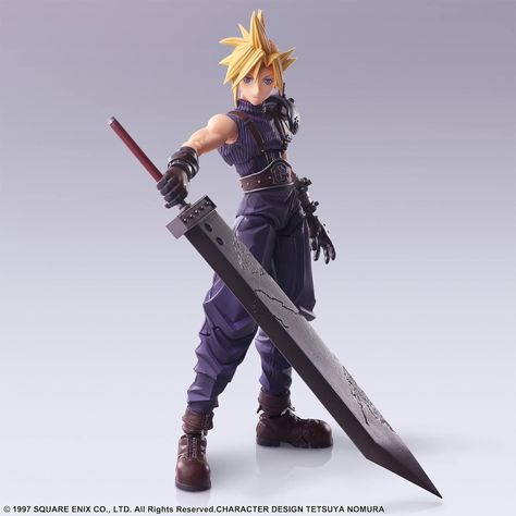 An import from Square Enix
From the beloved classic Final Fantasy VII
Iconic details are faithfully recreated in 3D
Includes interchangeable hands and Buster Sword, which can be displayed on his back
Figure includes a display stand Final Fantasy Figures, Final Fantasy Vii Cloud, Tetsuya Nomura, Shoulder Armor, Cloud Strife, Mario Brothers, Square Enix, Final Fantasy Vii, Slice Of Life