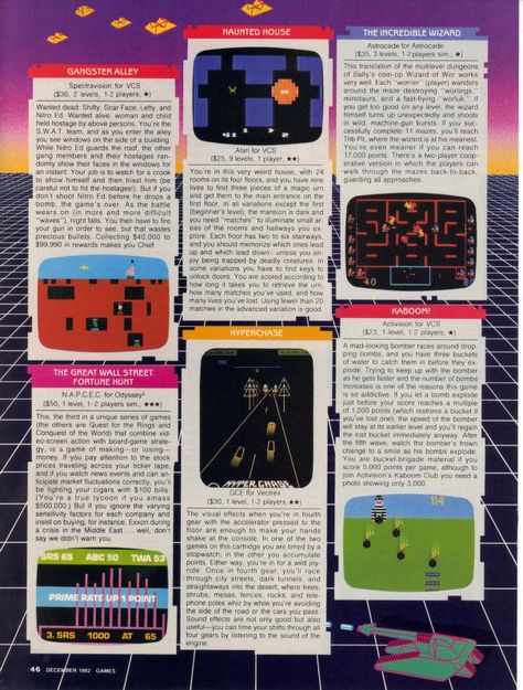 Retro Game Magazine, Magazine Games Design, Gaming Magazine Layout, 80s Magazine, Gaming Magazine, Game Magazine, Video Game Magazines, Gaming Magazines, Magazine Spread