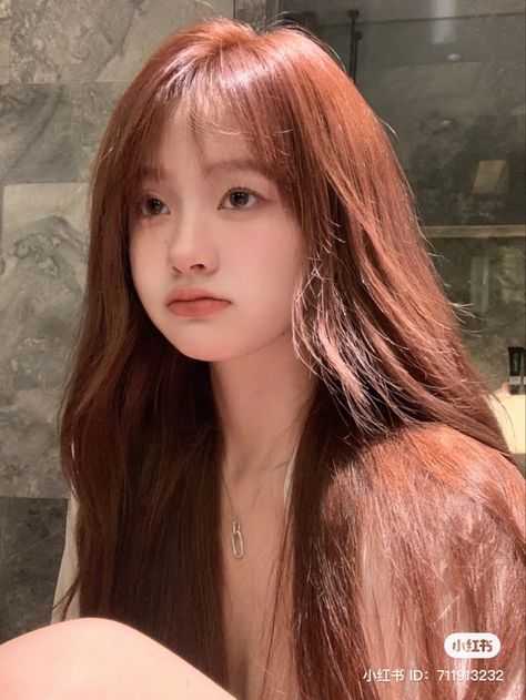 Orange Hair Korean, Dyed Hair Korean, Korean Dyed Hair, Hair Color For Neutral Skin Tone, Hair Color Korean, Ulzzang Cute, Ulzzang Hair, California Hair, Hairstyles Korean