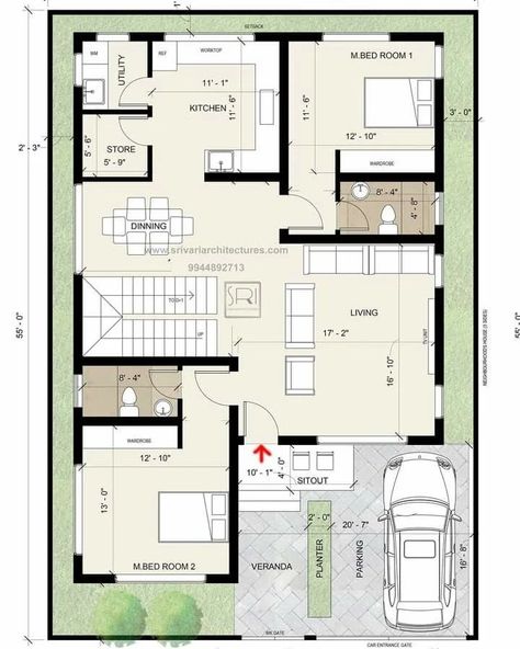 Home Decor Stairs, 30x50 House Plans, 20x30 House Plans, Budget House Plans, North Facing House, Decor Stairs, 20x40 House Plans, 30x40 House Plans, Duplex Floor Plans