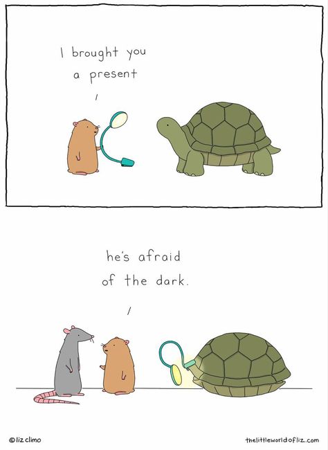 Liz Climo Comics, Liz Climo, The Awkward Yeti, Animal Comics, Funny Animal Comics, Cute Stories, A Turtle, Wholesome Memes, Cute Comics