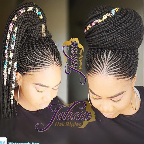 Easy Black Hairstyles, Latest Braided Hairstyles, Cabello Afro Natural, Locs Styles, Braiding Styles, Ghana Braids, Feed In Braids Hairstyles, American Hairstyles, African Hair Braiding Styles