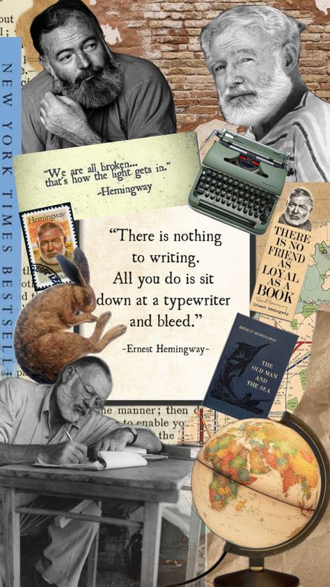 #ernest #hemingway #books #literature #poetry #artist #quotes #words Hemingway Books, Ernest Hemingway Books, Hemingway Quotes, Literature Poetry, Books Literature, Quotes Words, Artist Quotes, Literature Books, Ernest Hemingway