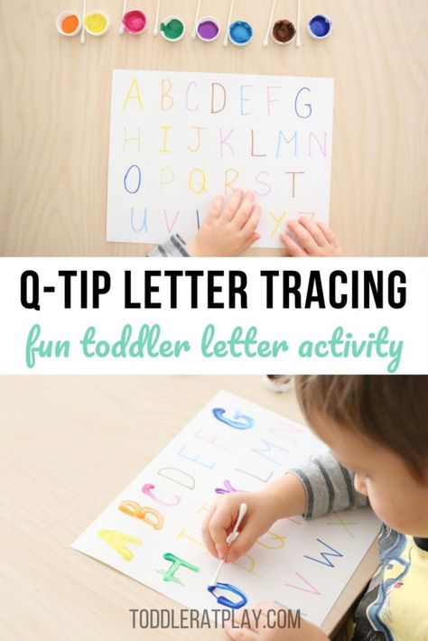 Target Skills: Handwriting,  Color Matching,  Labeling Letters,  Receptive ID Letters,  Labeling Colors,  Receptive ID Colors Prewriting Activities, Breakfast Invitation, Therapy Interventions, Tracing Activity, Preschool Activities Toddler, Abc Activities, Sensory Tools, Letter Tracing, Alphabet Activities Preschool