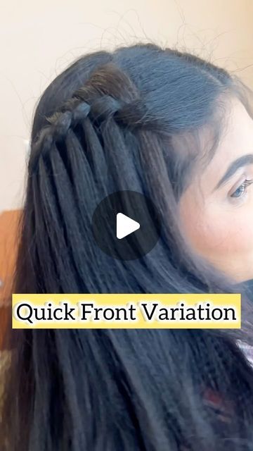 Frock Hairstyle, Front Hair Styles Easy, Side Hairstyles, Girls Frock Design, Front Hair Styles, Frizzy Hair, Frock Design, Indian Hairstyles, Hair Styling