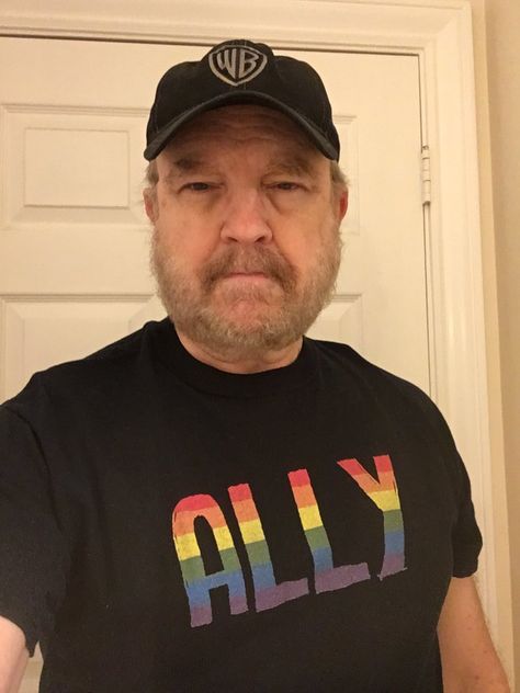 Jim Beaver aka Bobby Singer on the show Supernatural Bobby Singer Supernatural, Supernatural Bobby, Ally Lgbtq, Jim Beaver, Spn Memes, Supernatural Actors, Bobby Singer, Lgbtq Rainbow, Supernatural Pictures