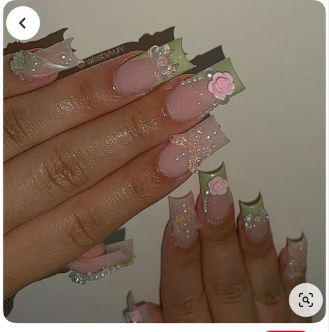 Sweet 16 Nails, Quince Nails, Quinceanera Nails, Bday Nails, Quartz Nail, Lavender Nails, Cute Simple Nails, Nails Coffin Short, Girly Acrylic