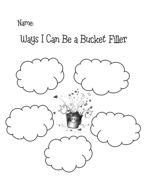 Ways I can be a bucket filler.pdf Bucket Filler Book, Bucket Filling Activities, Be A Bucket Filler, Bucket Filler Activities, Bucket Fillers, Fill Your Bucket, Bucket Filler, Guidance Lessons, Bucket Filling