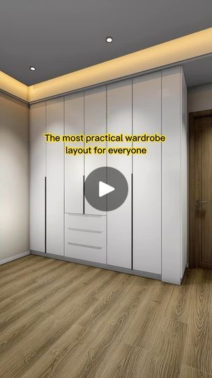 8 By 10 Bedroom Layout, Wardrobe Sizes Plan, 2 Bed In One Room Ideas, Wardrobe Layout, Clothes Cabinet, Organize Everything, 2 House, Condo Design, Kitchen Pantry Design