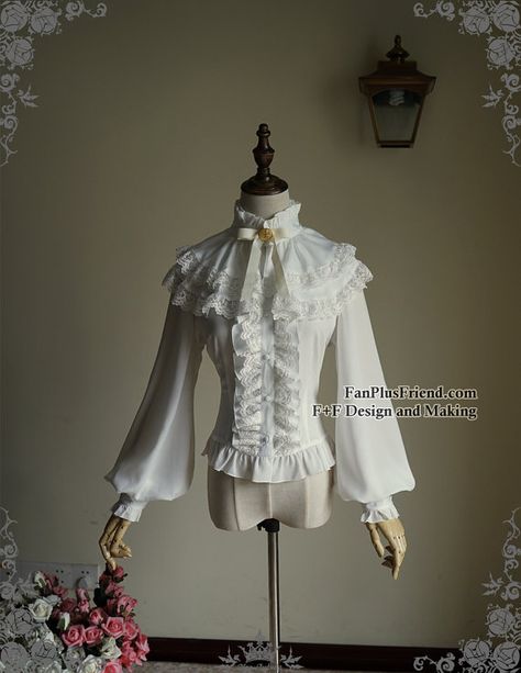 Hey, I found this really awesome Etsy listing at https://www.etsy.com/uk/listing/202157718/ten-oclock-cinderella-elegant-gothic Sleeves Reference, Puffy Sleeves Shirt, Gothic Rococo, Sleeve Shirt Outfit, Kodona Fashion, Puffy Sleeves Blouse, Elegant Gothic, Dream Outfits, Sleeves Blouse